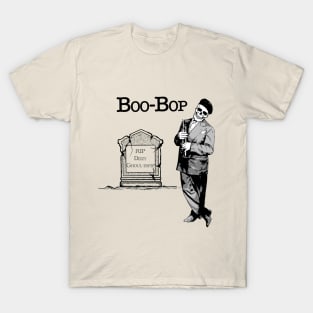 Funny Jazz Halloween T-Shirt, Dizzy Ghoul-espie Boo-Bop Jazz Musician Gift Tee, Bebop Trumpet Player Trick or Treat Music Novelty TShirt T-Shirt